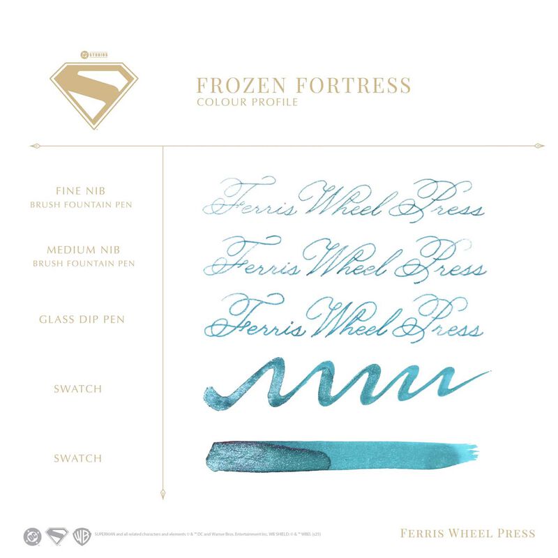 Ferris Wheel Press WB Superman Frozen Fortress Ink 10ml image number 2